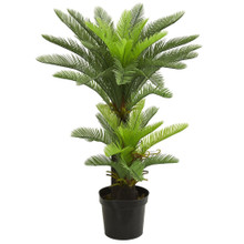 4.5 Feet Double Potted Cycas Artificial Tree