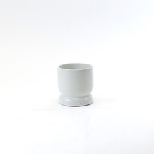 White Ceramic Modern Pedestal Bowl - 36 Pieces