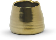 Medium Gold Bowl Pot - 12 Pieces