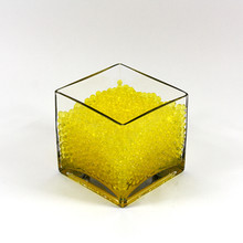 12 Packs of Jelly Decor - Yellow - Small Bead (Each pack makes approx 1.5 Liters)