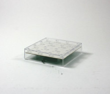 Case of 40 LED Decor Light Small Clear Square, Re-usable Small Disk Plate 15 LED lights