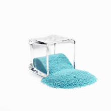 10 Bags, Aqua Decorative Color Medium Sand, 1 lb/bag
