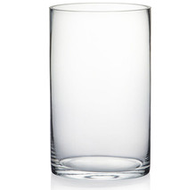 6" x 10" Clear Cylinder Vase - 6 Pieces