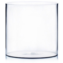 12" x 12" Clear Glass Cylinder Vase - 2 Pieces