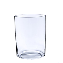 9.5 Inch Oval Eye Opening Glass Vase - 6 Pieces