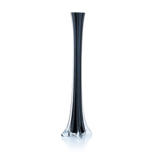 20 Inch Black Tower Vase -  12 Pieces