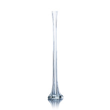 28 Inch Clear Tower Vase -  6 Pieces