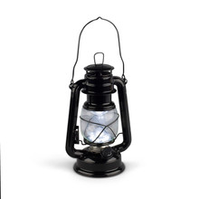 Small Black Indoor/Outdoor Hurricane Lantern w/ Dimmer Switch - 4 Lanterns