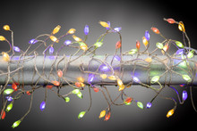 10ft Indoor/Outdoor Dual Color Micro LED Firecracker Garland - 6 Sets