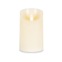 3"D x 5"H Bisque ForeverGlow LED Wax Candle w/ Timer - 4 Candles