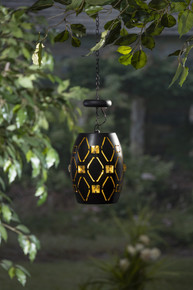 Metal Hanging Pendant Solar Lamp #2 - 4 Lanterns