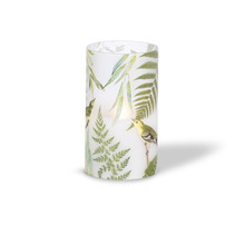 3.5"D x 6"H Green Fern Design Illumaflame Candle - 6 Candles