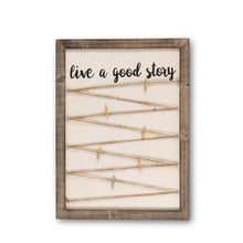 Wooden Wood Memory Board with Clothes Pins - 8 Boards