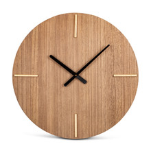 Metal & Wood Wall Clock