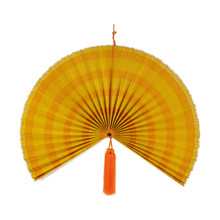 Extra-Large Folding Wall Hanging Fan For Home Decoration (fire)