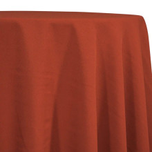 Rust 1351 Premium Poly Poplin Tablecloths