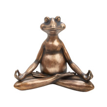 Copper Yoga Frog, Jnana Hands