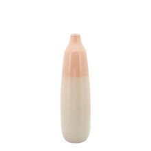 18"h Bottle Vase, Blush