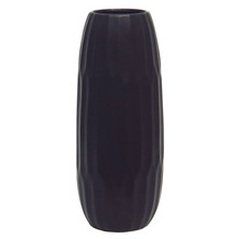 Ceramic 14" Vase , Black