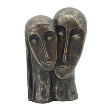 Resin, 11"h 2-heads, Bronze