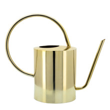 Metal 12"h Watering Can, Gold