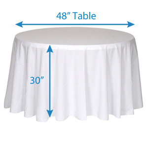 long round tablecloths