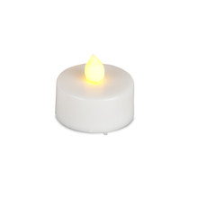 144 White Battery Operated LED Tea Lights with Flicker