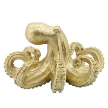 Resin 12" Octopus Table Accent, Gold