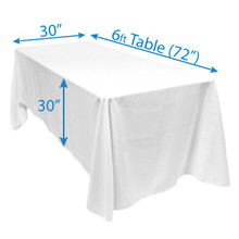 90" x 132" Tablecloths
