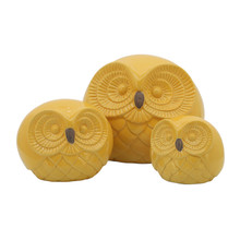 Cer S/3 Owls 7.5", Yellow