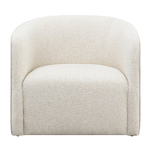 Barrel Arm Chair, Ivory/beige