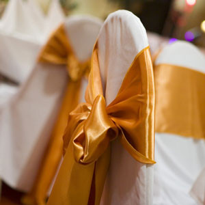 satin chair sashes