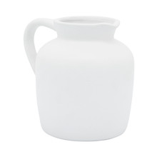 Cer, 5" Pitcher Vase, White