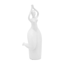 Cer, 16" Dancing Lady, White