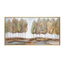 32x62, Trees Oil Painting, Multi