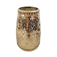 Candle On Crackle Glass By Live & Skye 15oz