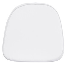 Kids Soft White Fabric Chiavari Chair Cushion