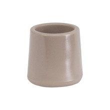 Beige Replacement Foot Cap for Beige and Brown Plastic Folding Chairs [FLF-LE-L-3-BGE-CAPS-GG]