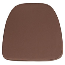 Soft Brown Fabric Chiavari Chair Cushion [FLF-BH-BRN-GG]