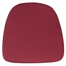 Soft Burgundy Fabric Chiavari Chair Cushion [FLF-BH-BURG-GG]