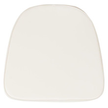 Soft Ivory Fabric Chiavari Chair Cushion [FLF-BH-IVORY-GG]
