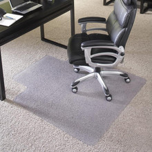 45'' x 53'' Big & Tall 400 lb. Capacity Carpet Chair Mat with Lip [FLF-MAT-124164-GG]