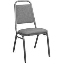 Advantage Charcoal Gray Fabric-Padded Banquet Stackable Chairs [FLF-827FABRIC-BCG-SB]