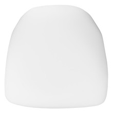 Hard White Fabric Chiavari Chair Cushion [FLF-BH-WH-HARD-GG]