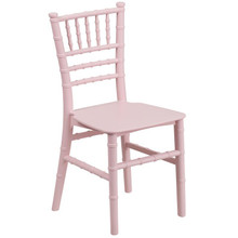Child’s Pink Resin Party and Event Chiavari Chair for Commercial & Residential Use