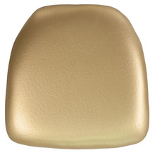 Hard Gold Vinyl Chiavari Chair Cushion [FLF-BH-GOLD-HARD-VYL-GG]
