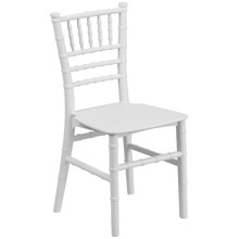 Child’s White Resin Party and Event Chiavari Chair for Commercial & Residential Use