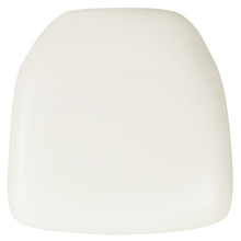 Hard White Vinyl Chiavari Chair Cushion [FLF-BH-WH-HARD-VYL-GG]
