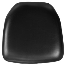 Hard Black Vinyl Chiavari Chair Cushion [FLF-BH-BK-HARD-VYL-GG]