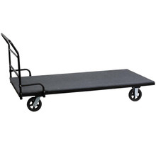 Folding Table Dolly with Carpeted Platform for Rectangular Tables [FLF-XA-77-36-DOLLY-GG]